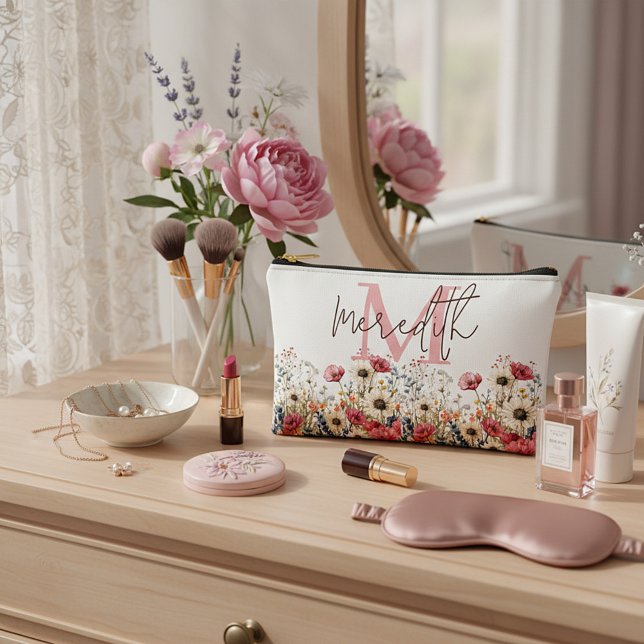 Wildblume personalisiert zubehörtasche (Von Creator hochgeladen)