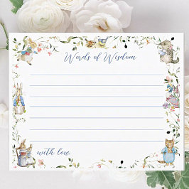 Wildblume Peter der Rabbit Worte des Weisheitsratg