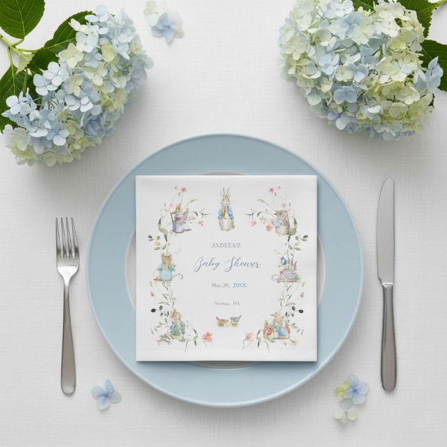 Wildblume Peter vom Kaninchenpapier Napkin Serviette (Von Creator hochgeladen)