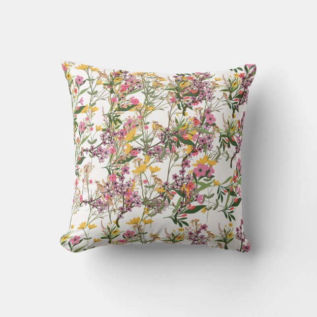 Wildblume Pillow Kissen (Vorderseite)