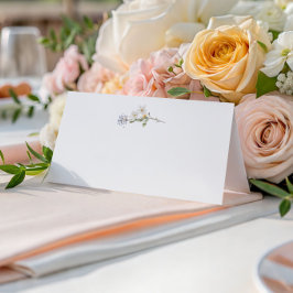 Wildblume Platzkarte