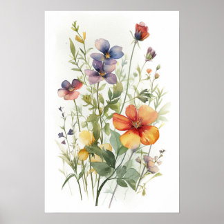 Wildblume Poster