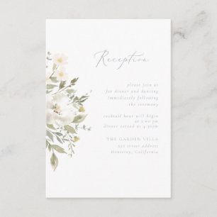 Wildblume Romance Empfang Einsteckkarte Begleitkarte