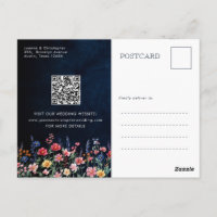 Wildblume Rustikaler Landkalender Save the Date