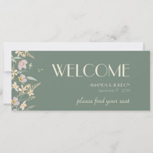 Wildblume Sage Deko Hochsitzdiagramm-Header