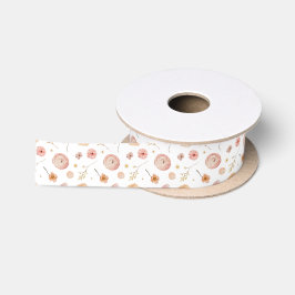 Wildblume Satin Ribbon, Sommerfeld Blume Satinband