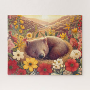 Wildblume Schlafender Wombat