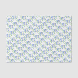 Wildblume Schnellblau-grünes Weißtafelpapier Seidenpapier