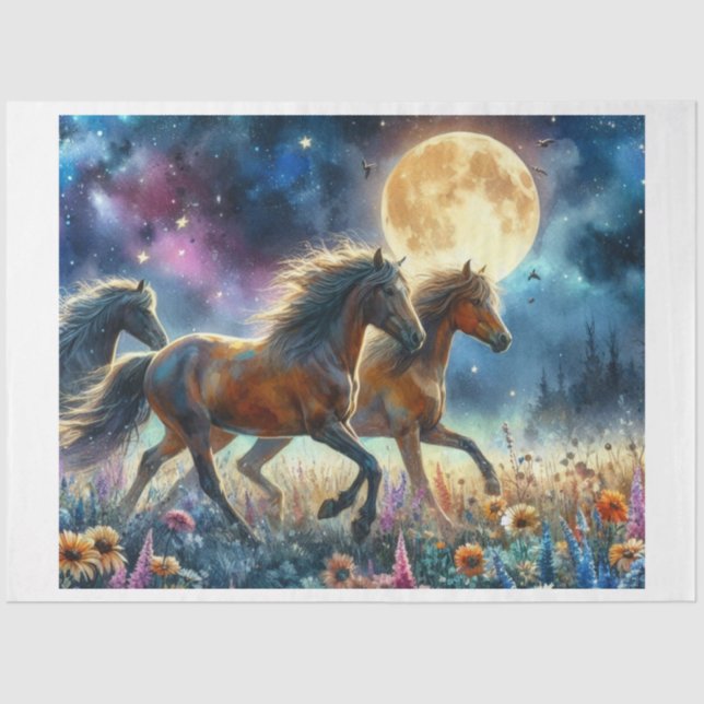 Wildblume Seidenpapier (Vorderseite)