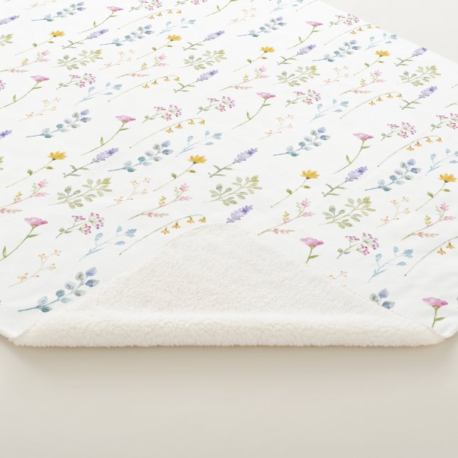 Wildblume Sherpadecke (3/4)