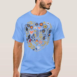 Wildblume Sommerliche Blume Blühen Blütenmännchen T-Shirt