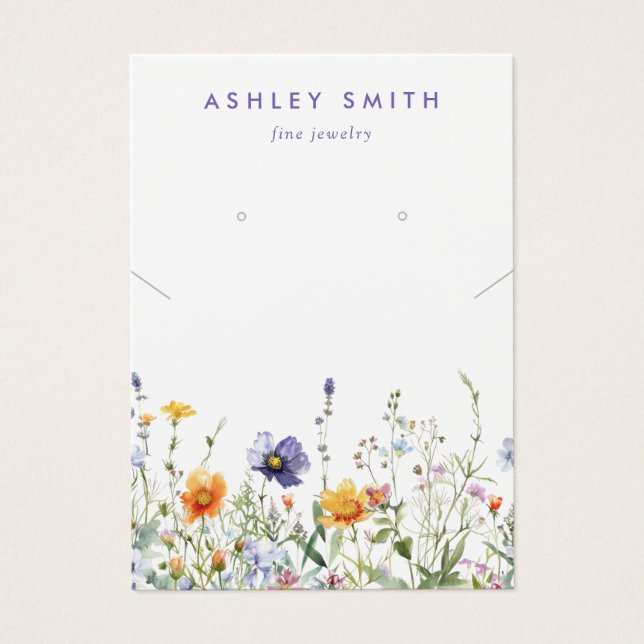 Wildblume-Speicherkarte (Vorderseite)