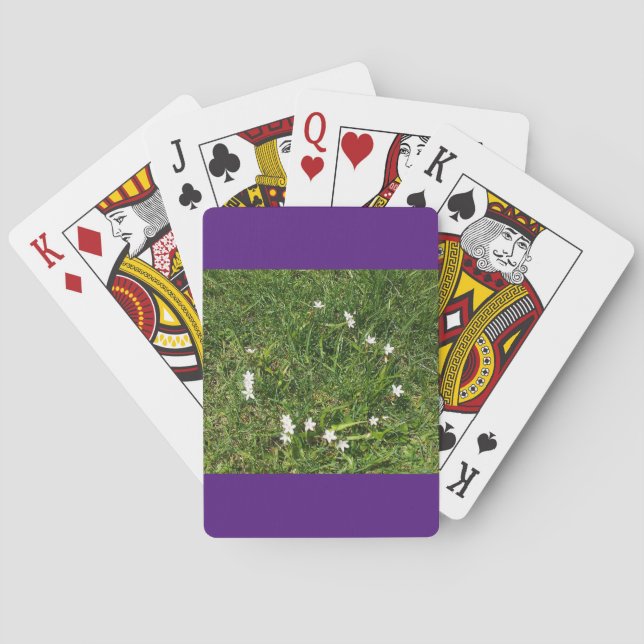 Wildblume Spielkarten (Rückseite)