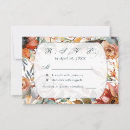 Wildblume Spirit Boho Wedding RSVP Card