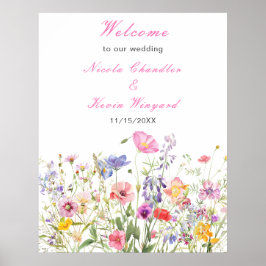 Wildblume Spring Floral Poster