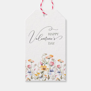 Wildblume Spring Meadow Valentinstag Geschenkanhänger