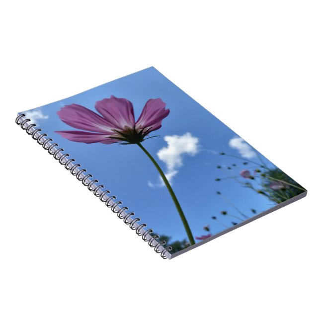 Wildblume Stehendes Tall Spiral Notebook Notizblock (Rechte Seite)