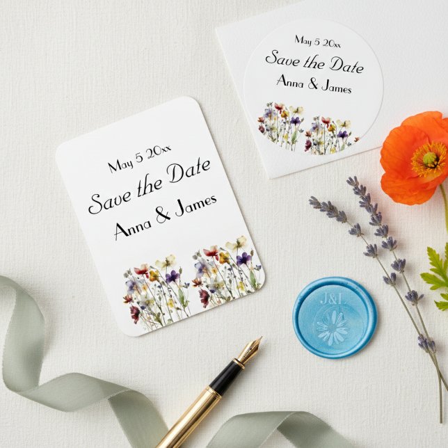 Wildblume Symphony: Vibranly Watercolor Art Magnet (Von Creator hochgeladen)