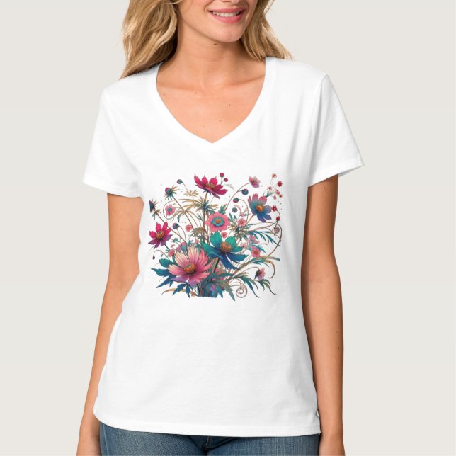 Wildblume T-Shirt (Vorderseite)