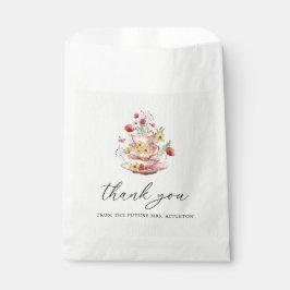 Wildblume Tee Party Brautparty Vielen Dank Geschenktütchen