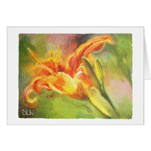 Wildblume Tiger Lilie/Blütenfarben/Aquarellbild