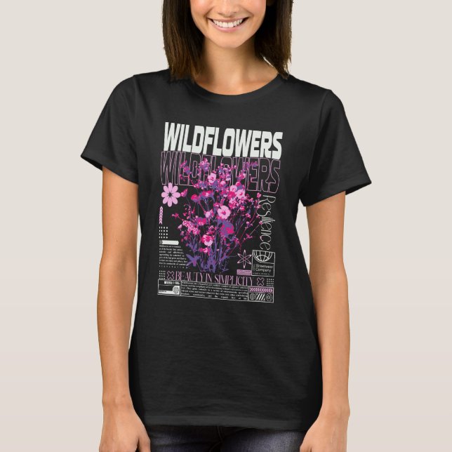 Wildblume Tshirt (Vorderseite)