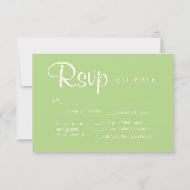 Wildblume UAWG RSVP Karte (Rückseite)