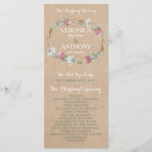 Wildblume über das Hochzeitsprogramm von Kraft Programm