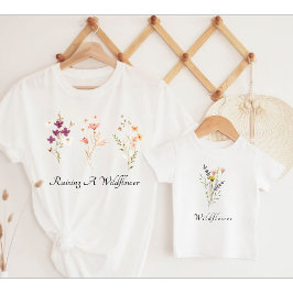 Wildblume und Wildblume steigern Baby T-shirt