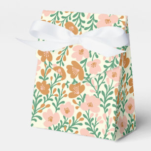 Wildblume Vines Elegantes Rosa Blüten Blumenmuster Geschenkschachtel