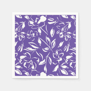 Wildblume Violet Babydusche Serviette