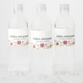Wildblume Wasser Flasche