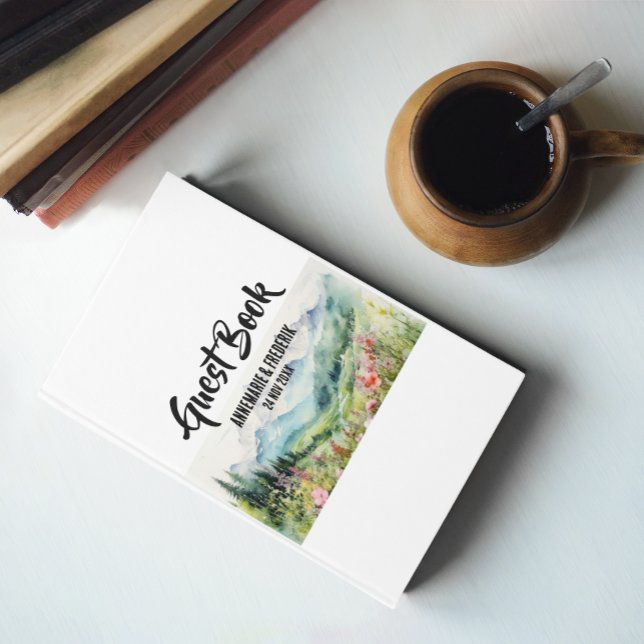 Wildblume Wasserfarbe Gästebuch (Von Creator hochgeladen)