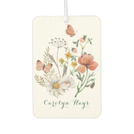 Wildblume Wasserfarbe Pastell Autolufterfrischer