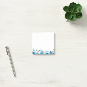 Wildblume Wasserfarbe Post-it Klebezettel