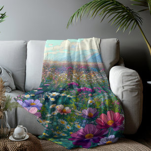 Wildblume Wasserfarbe Sherpadecke