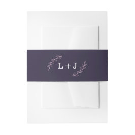 Wildblume Wedding Belly Bands Einladungsbanderole