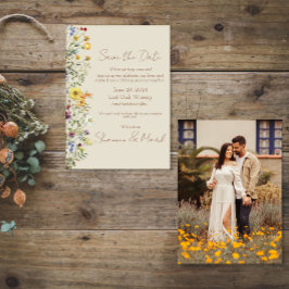 Wildblume Wedding Foto Save The Date