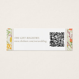 Wildblume Wedding Gift Registry QR Code