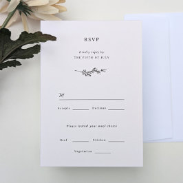 Wildblume Wedding RSVP Card