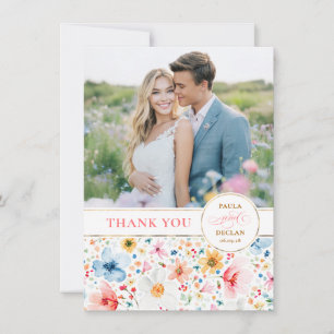 Wildblume Wedding Two Side Danke Foto
