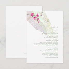 Wildblume Wedding Watercolor Details Fsia ID954 Begleitkarte