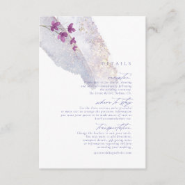 Wildblume Wedding Watercolor Details Peri ID954 Begleitkarte