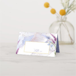 Wildblume Wedding Watercolor Table Peri ID954 Platzkarte