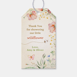 Wildblume Whimsical Baby Showgast Vielen Dank Geschenkanhänger