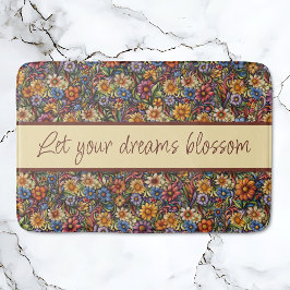 Wildblume Whimsy Lasse Ihre Träume Blossom Badematte