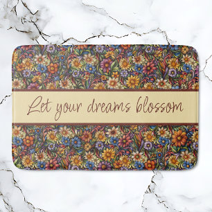 Wildblume Whimsy Lasse Ihre Träume Blossom Badematte