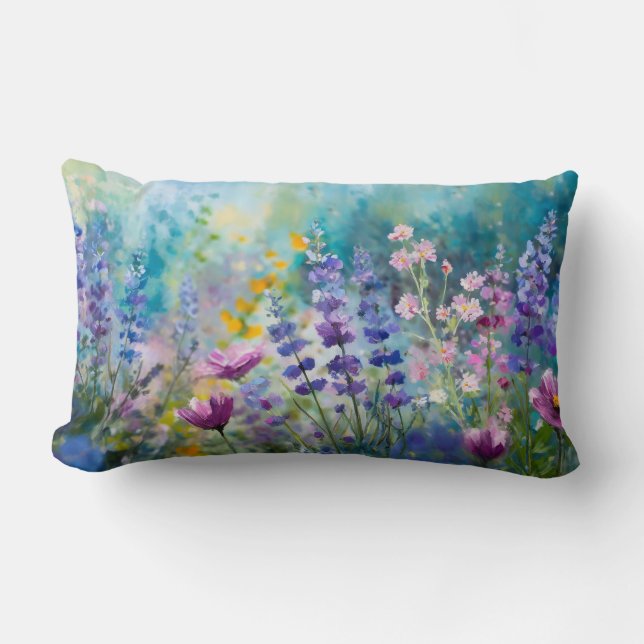 Wildblume Whimsy Pillow Lendenkissen (Vorderseite)