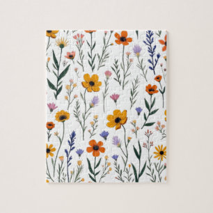 Wildblume Whimsy - Weiches Wiesenmuster