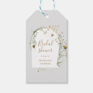 Wildblume Wiese Blumengeschenk-Tags Geschenkanhänger